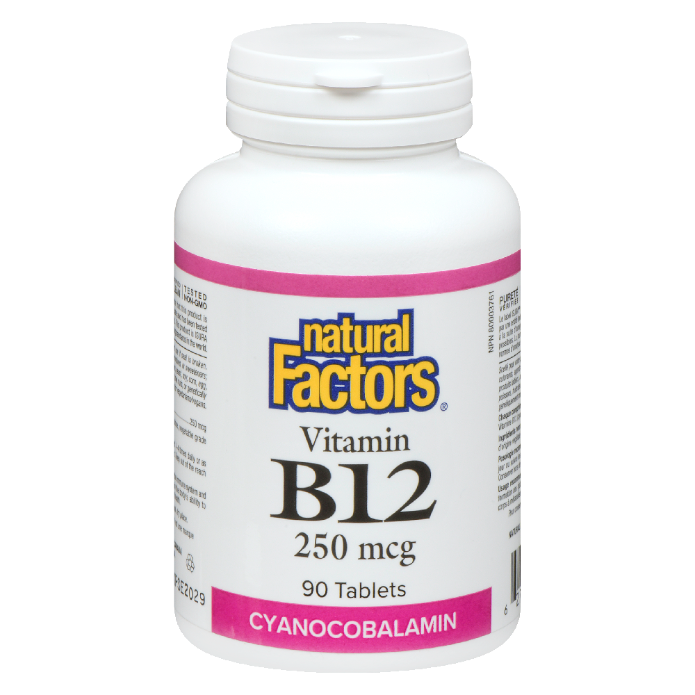B12 250mcg 90tabs