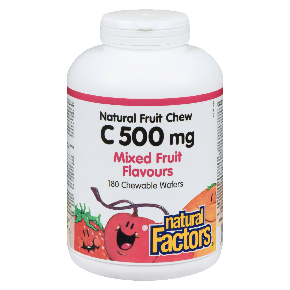 C 500Mg Fruit Asst 180s
