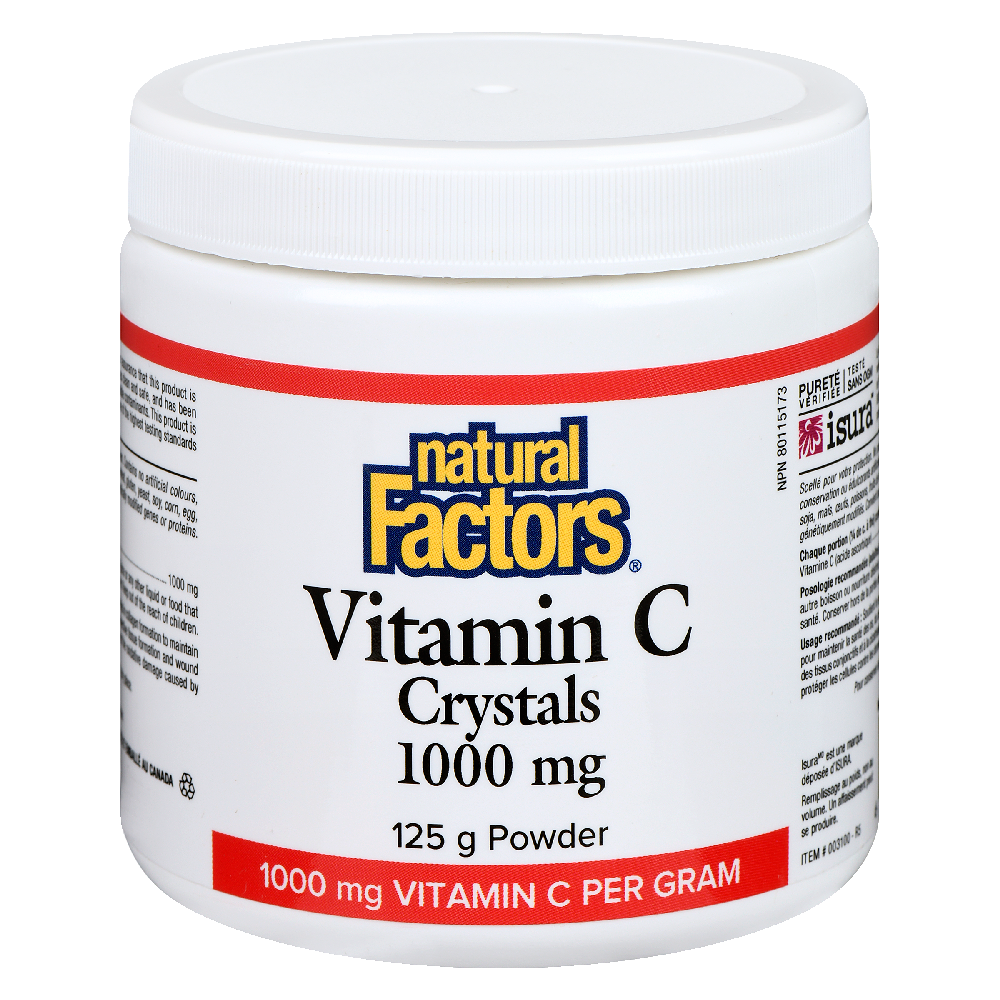 Vitamin C Crystals 1000mg Powder 125g