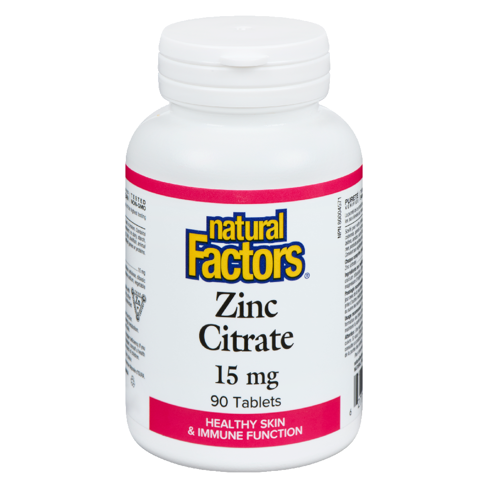 Zinc Citrate 15Mg 90s
