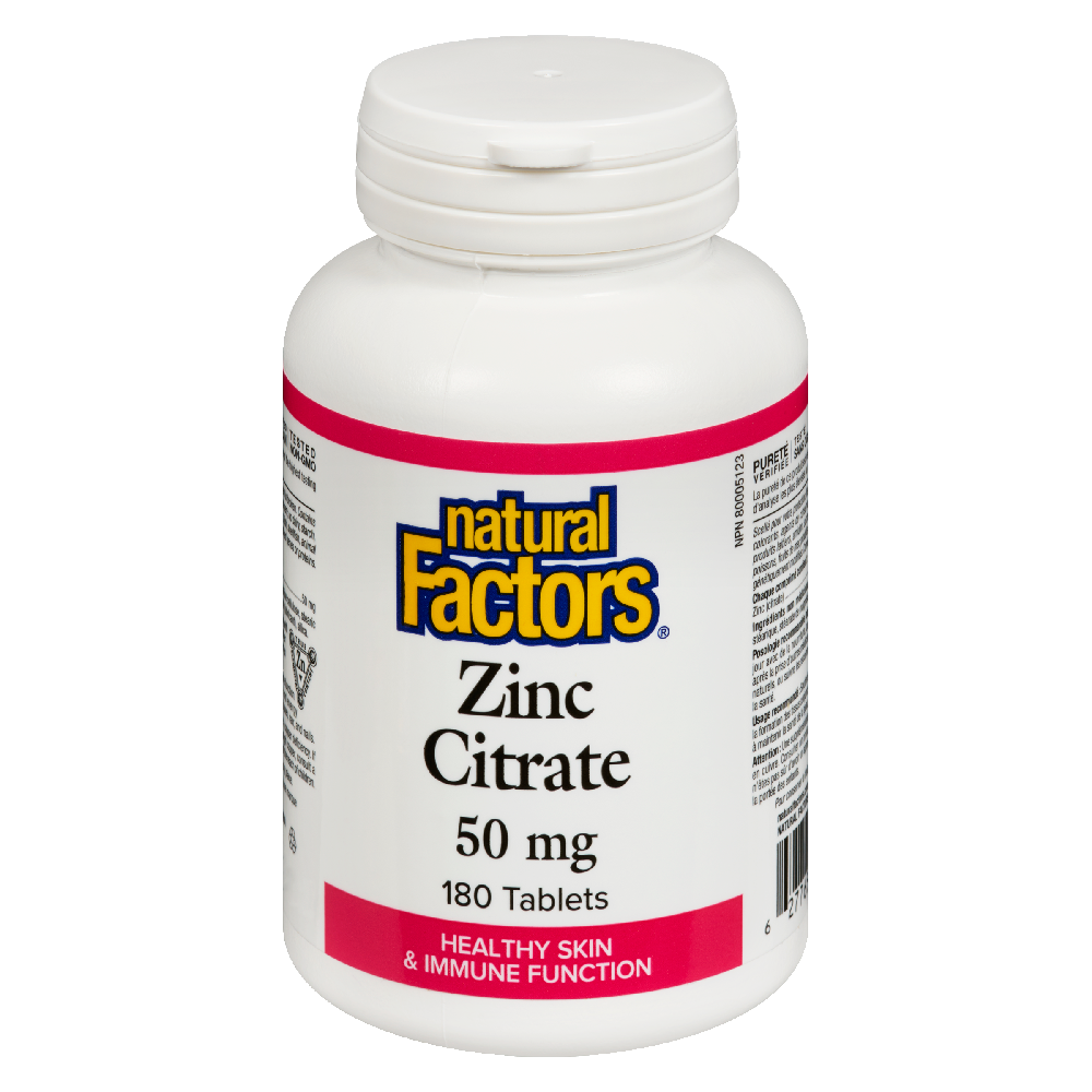 Zinc Citrate 50mg 180&
