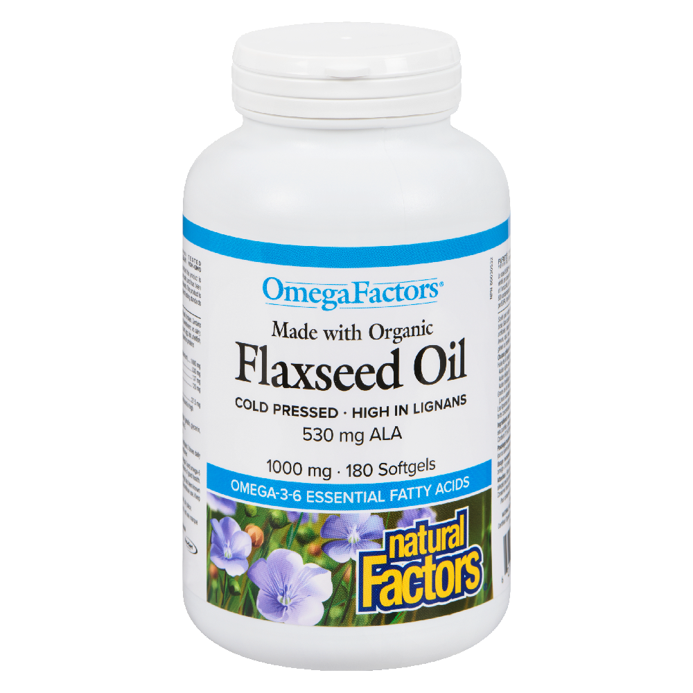 Flax Seed 1000Mg Org 180&