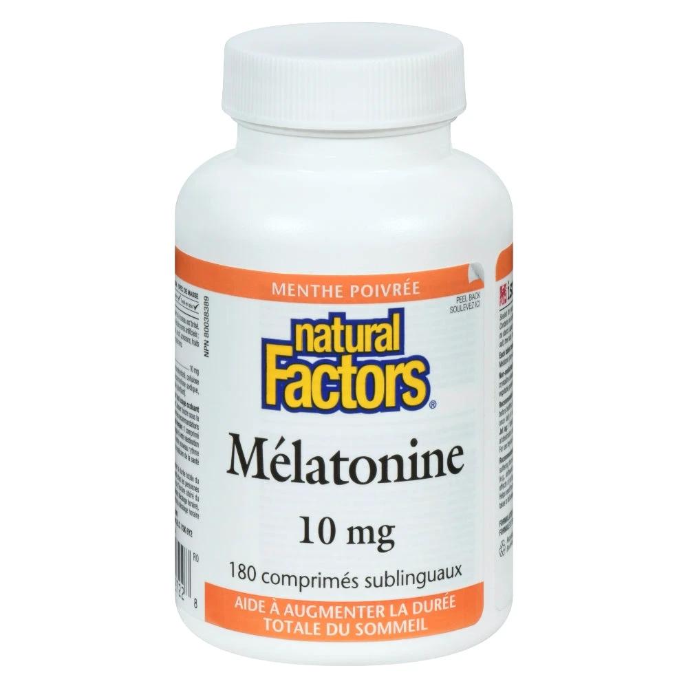 Melatonin 10mg Sub. 180tab
