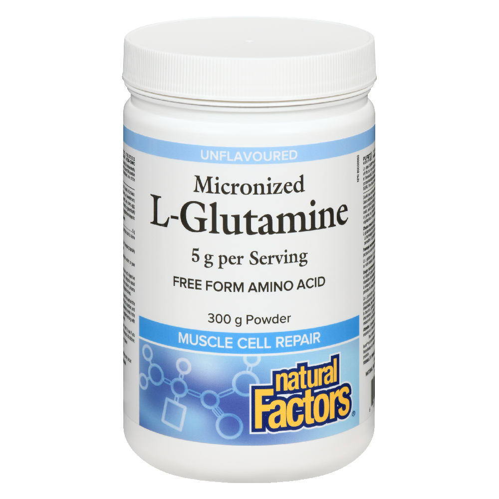 Natural Factors Micronized L-Glutamine   5 g  300 g Powder