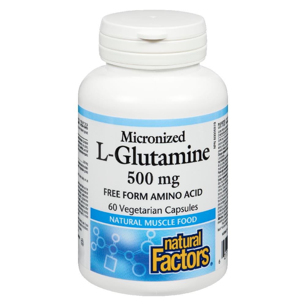 L-Glutamine Micronized 500Mg 60&