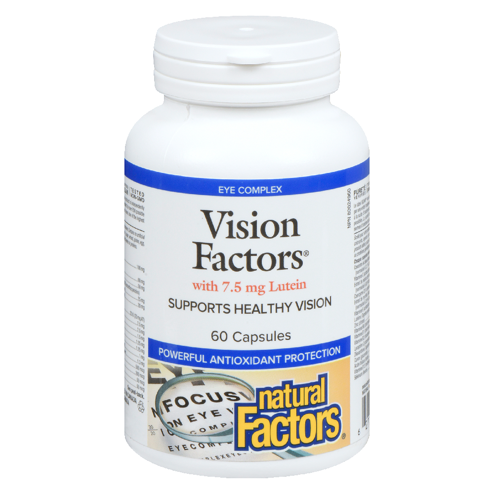 Vision Factors with 7.5mg Lutein 60caps