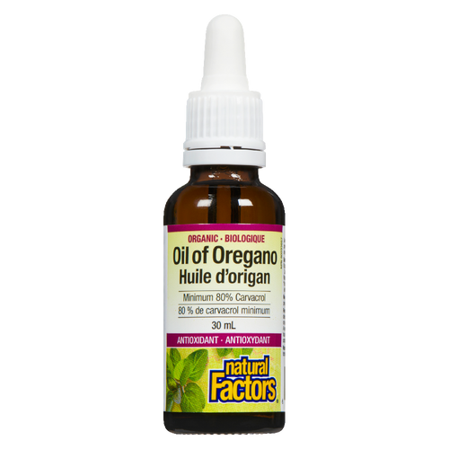 Natural Factors Organic Oil of Oregano    30 mL Liquid