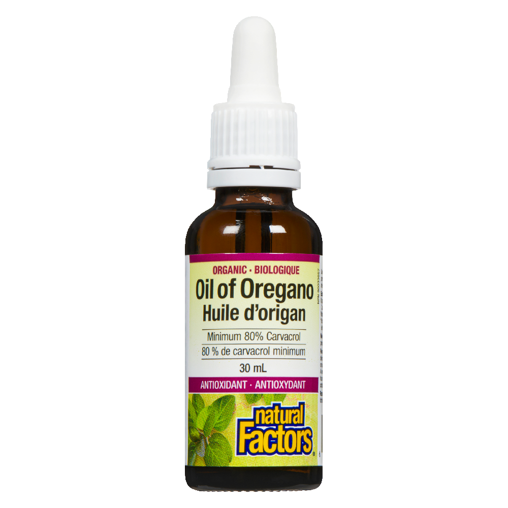 Natural Factors Organic Oil of Oregano    30 mL Liquid