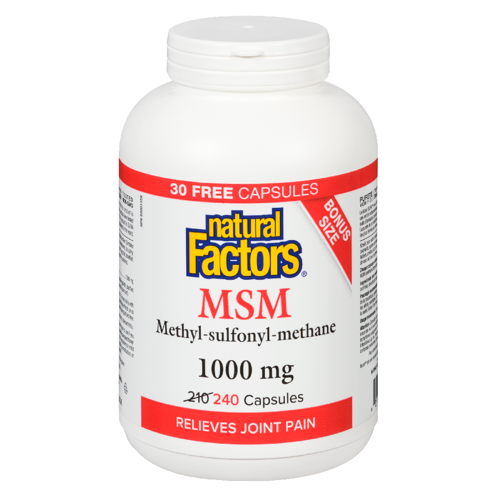 Msm 1000Mg Bonus 240cap