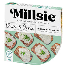 Load image into Gallery viewer, Chives &amp; Garlic Cashew Spread 185g