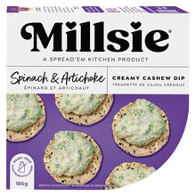 Load image into Gallery viewer, Spinach &amp; Artichoke Cashew Spread 185g