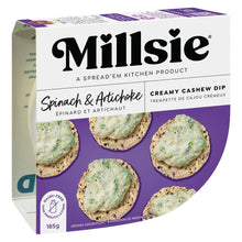 Load image into Gallery viewer, Spinach &amp; Artichoke Cashew Spread 185g