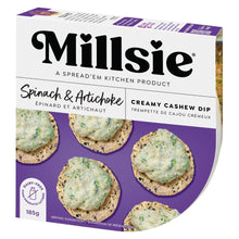 Load image into Gallery viewer, Spinach &amp; Artichoke Cashew Spread 185g