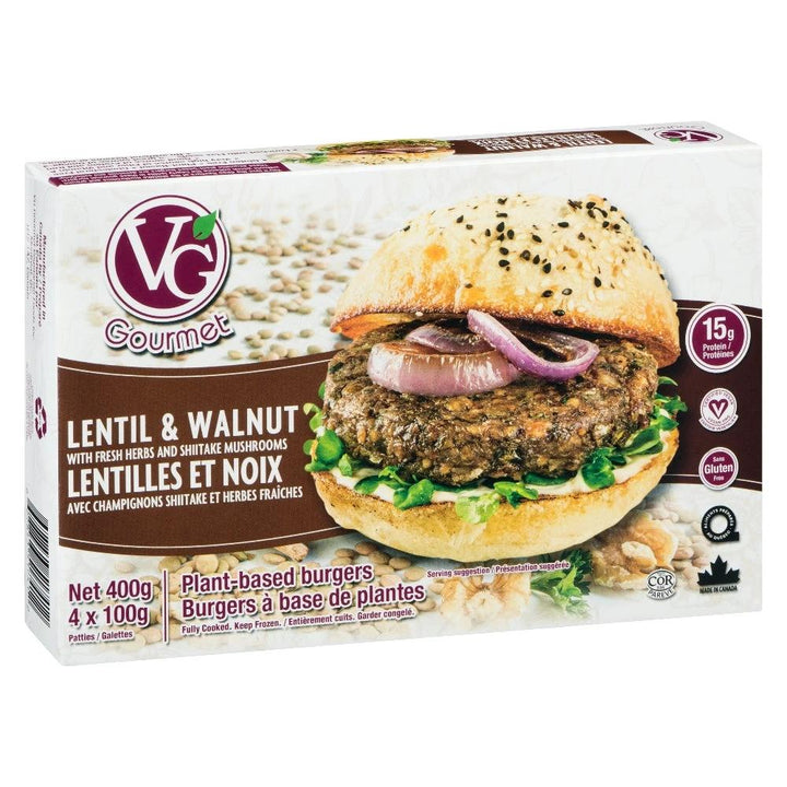 LentilWalnut Burgers 400g