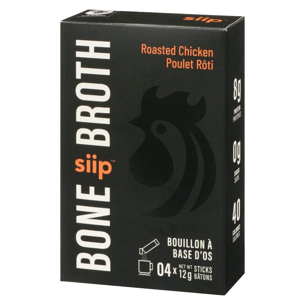 Siip Roasted Chicken Bone Broth 4x12g