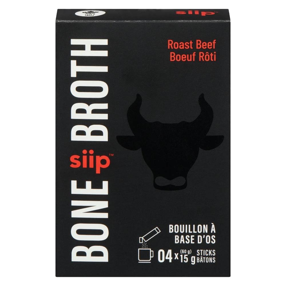 Siip Roasted Beef Bone Broth 4x15g