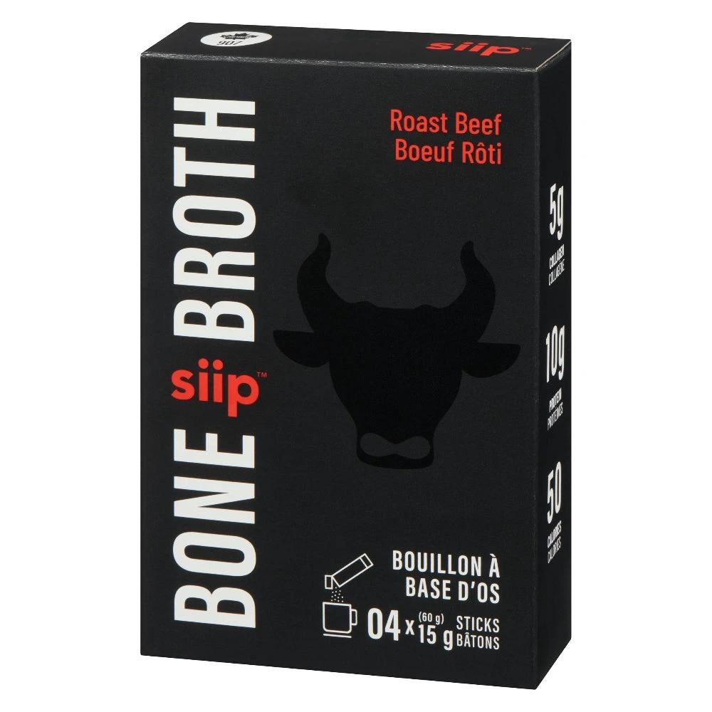 Siip Roasted Beef Bone Broth 4x15g