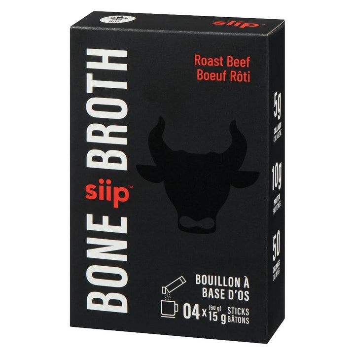 Siip Roasted Beef Bone Broth 4x15g