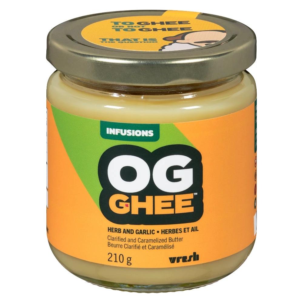 Clarified &amp; Caramelized Butter-  Herb &amp; Garlic 210g