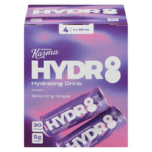 Load image into Gallery viewer, Grape Hydr8 Sparkling Beverage 4X285ml