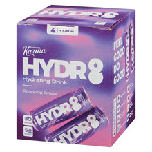 Load image into Gallery viewer, Grape Hydr8 Sparkling Beverage 4X285ml