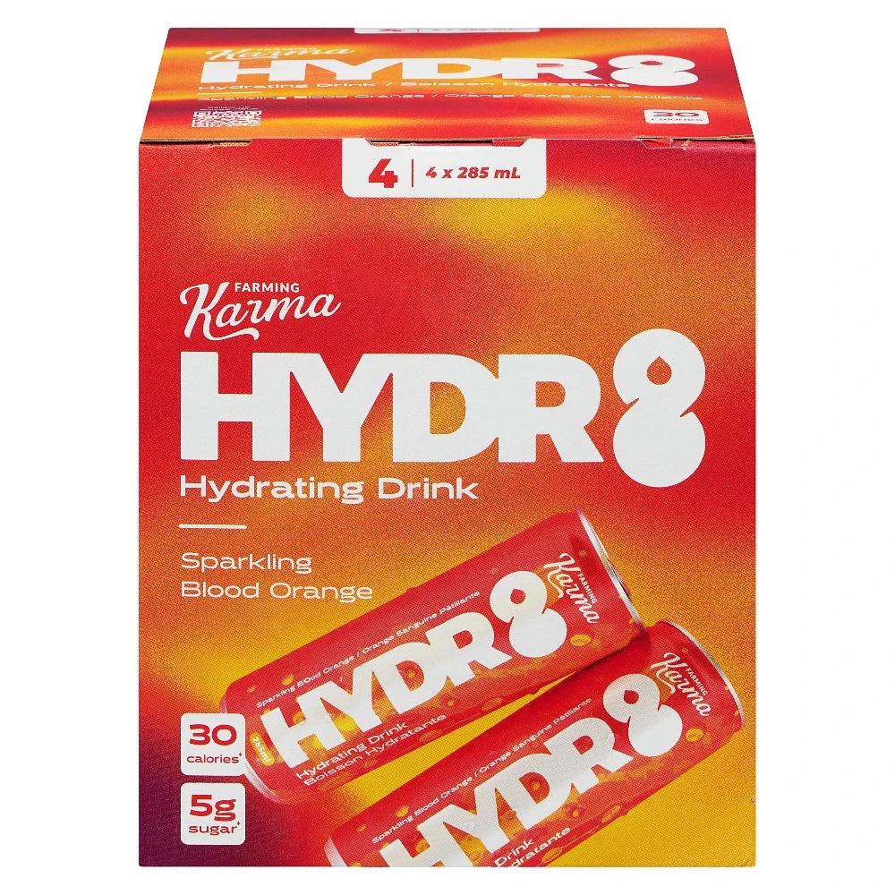 Blood Orange Hydr8 Sparkling Beverage 4X285ml