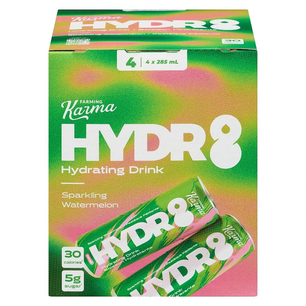 Watermelon Hydr8 Sparkling Beverage 4X285ml