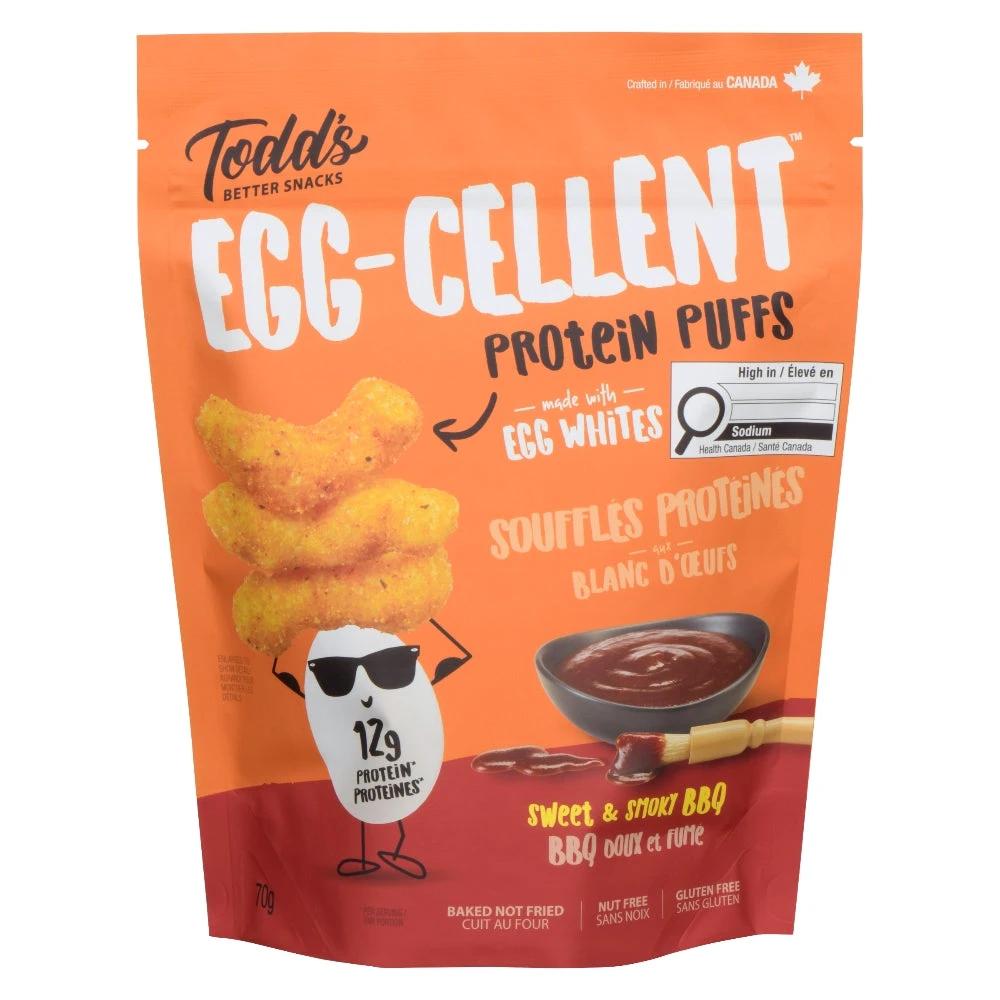 Sweet &amp; Smoky BBQ Egg-cellent Protein Puffs 70g