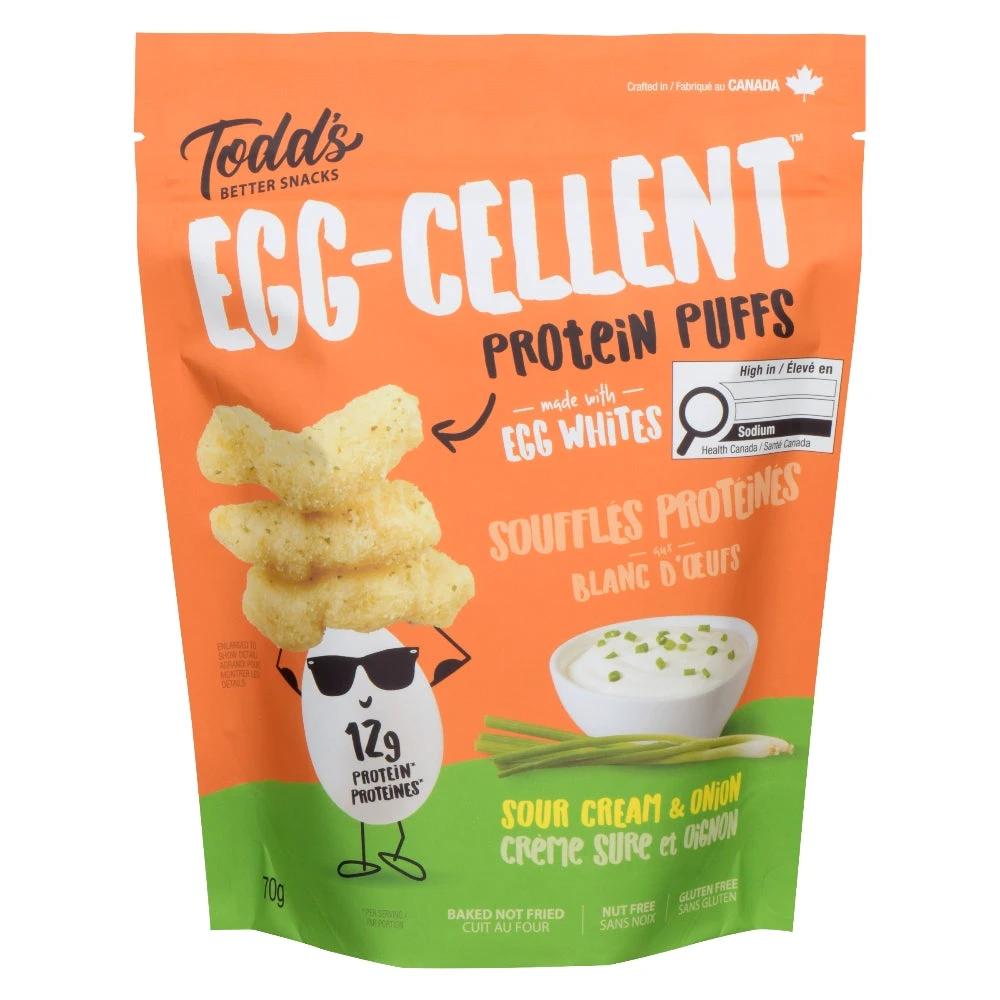 Sour Cream &amp; Onion Egg-cellent Protein Puffs 70g