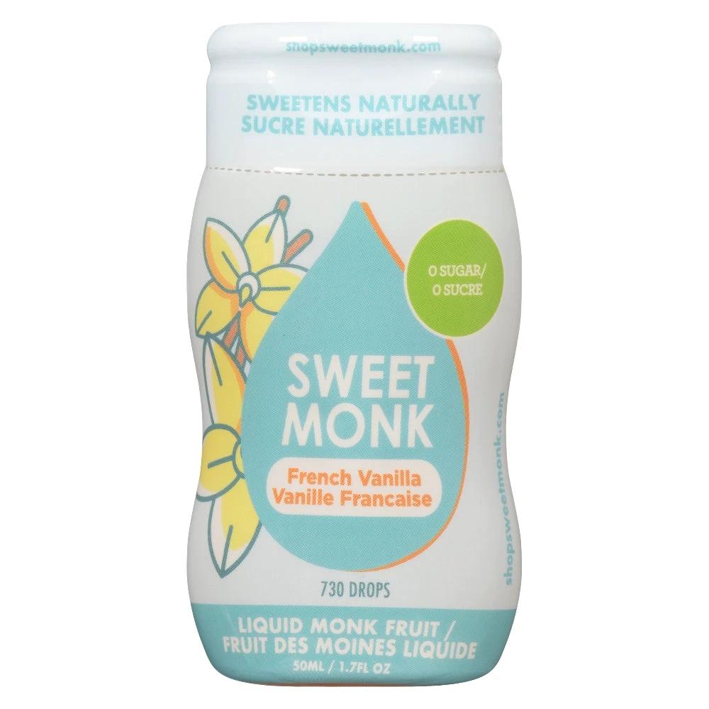 SWEET MONK SWEETENER FRENCH VANILLA 50ML