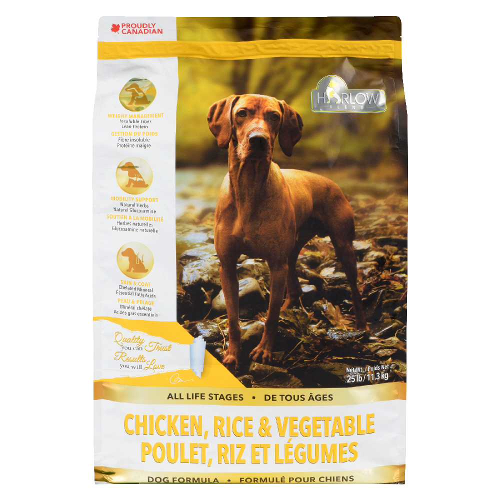 Dog Chicken/Rice Org 25lb