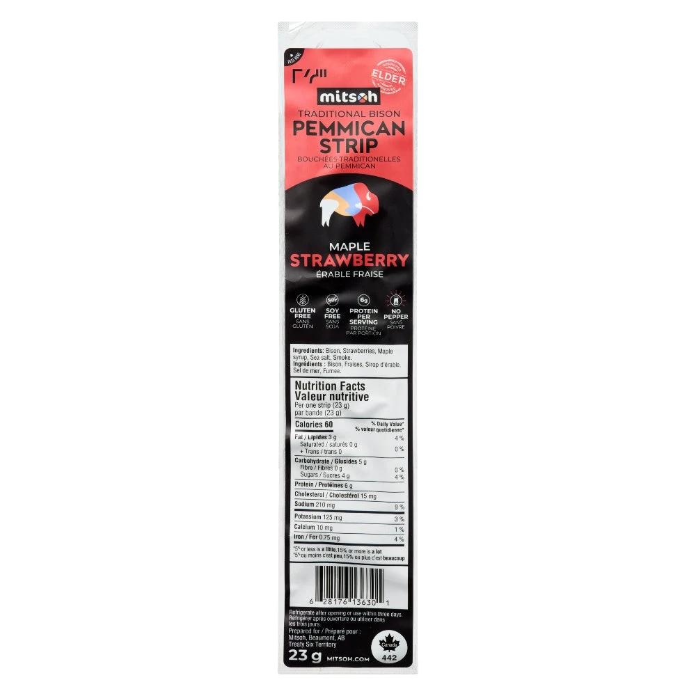 Maple Strawberry Pemmican Strips