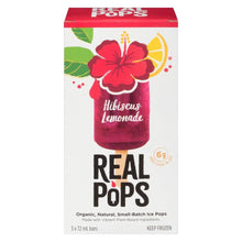 Load image into Gallery viewer, Real Pops Hibiscus Lemonade 3bars