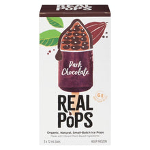 Load image into Gallery viewer, Real Pops Dark Chocolate 3bars