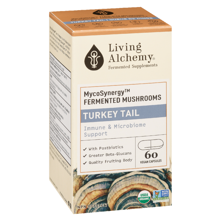 Turkey Tail: Immune &amp; Microbiome Support Fermented Mushrooms 60S