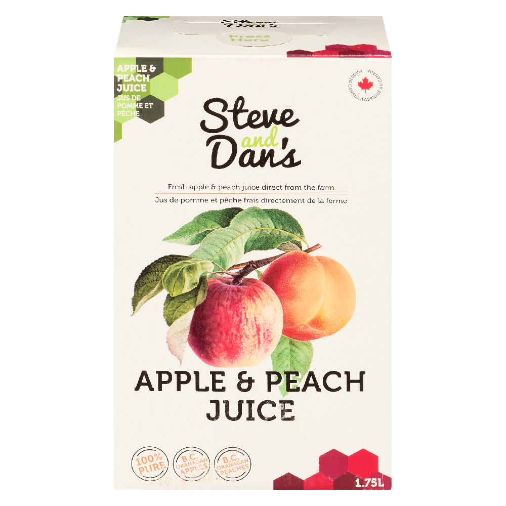 Pure Apple Peach Juice 1.75l