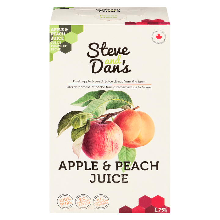 Pure Apple Peach Juice 1.75l