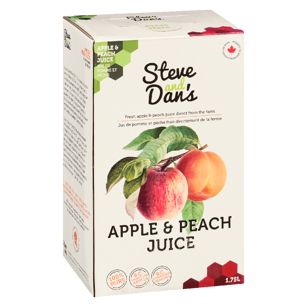 Pure Apple Peach Juice 1.75l