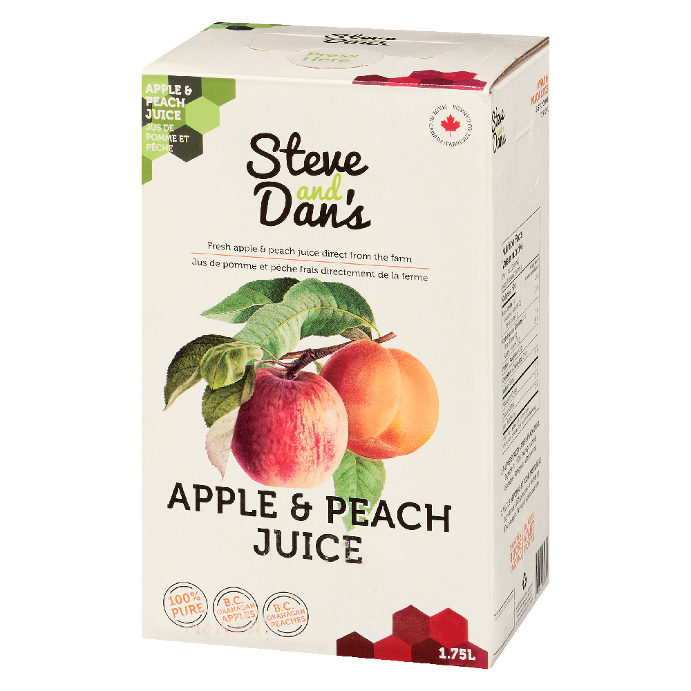 Pure Apple Peach Juice 1.75l