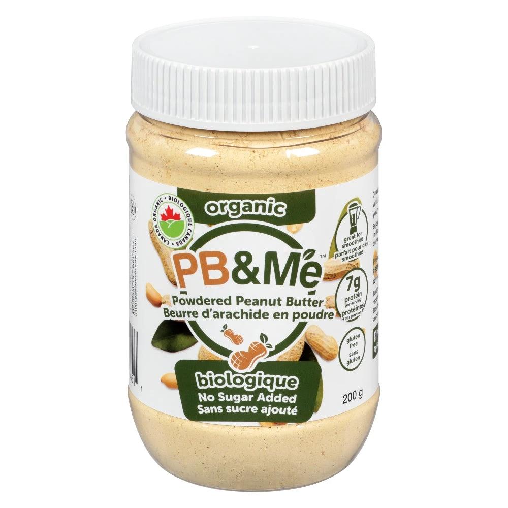 PB&amp;ME PB Powder No Sugar Organic 200g