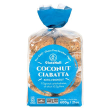 Load image into Gallery viewer, Glutenull buns Coconut Ciabatta Keto 600g