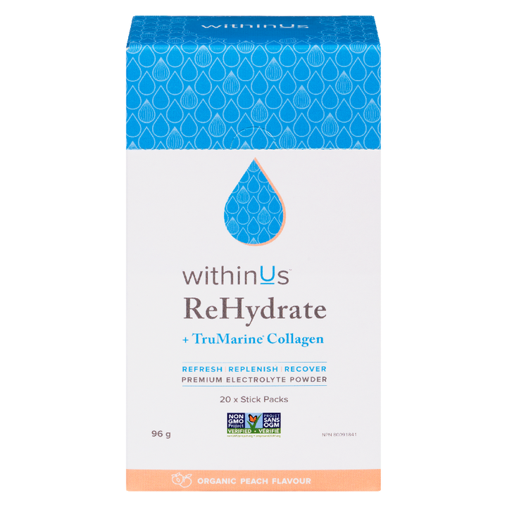 Peach Electrolytes with Collagen 20ct