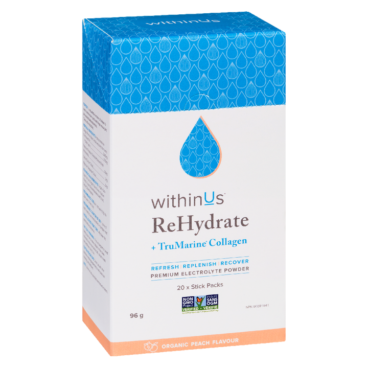 Peach Electrolytes with Collagen 20ct