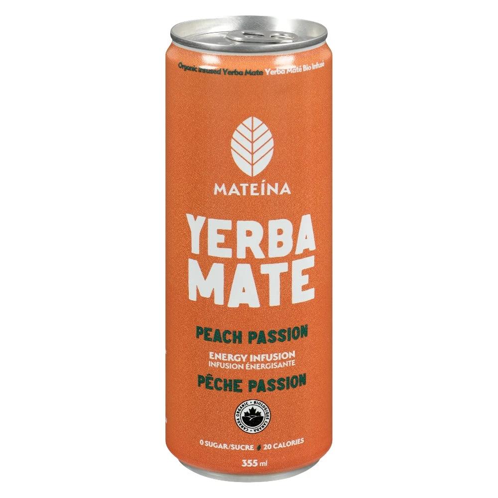 Mateina Yerba Mate Peach 355ml