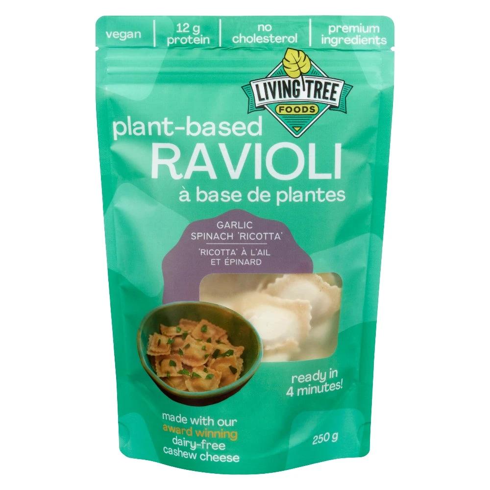 Dairy Free Ricotta Basil Ravioli