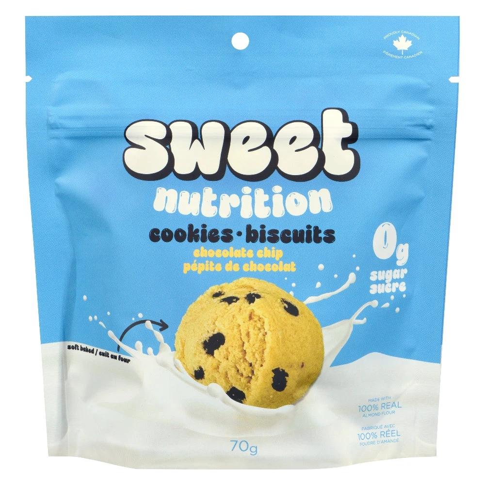 Zero Sugar Cookies Chocolate Chip 70g