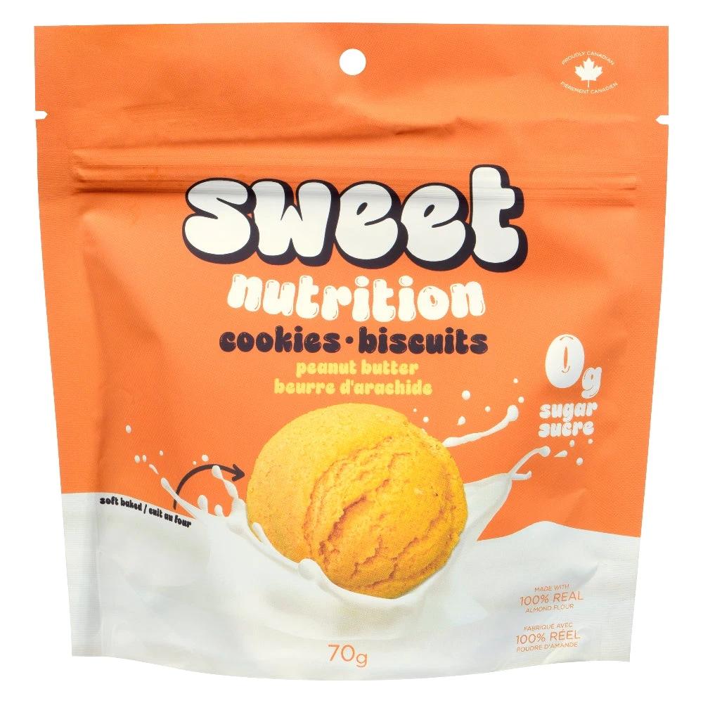 Zero Sugar Cookies Peanut Butter 70g