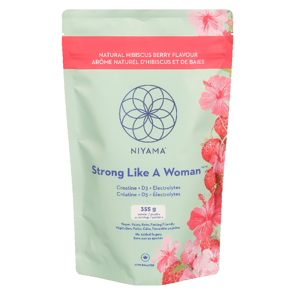Hibiscus Berry Strong Like a Woman Creatine + D3 + Electrolytes 355g