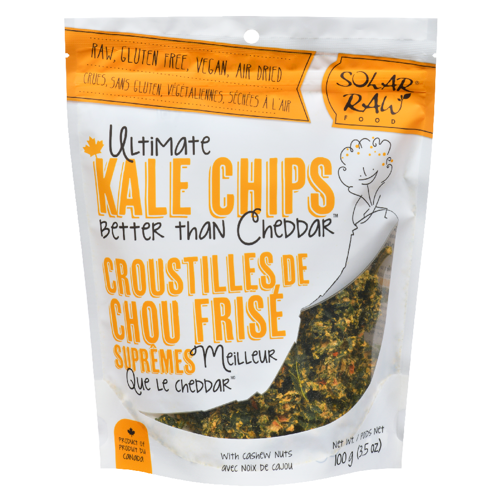 Cheddar Kale Chips 100g