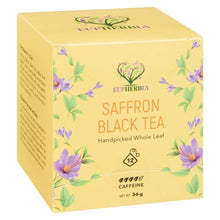 Load image into Gallery viewer, Saffron Black Tea Sachets 36g